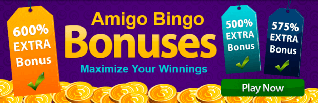 amigo bingo bonuses